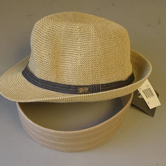 New Lite & Cool woven mess Fedora XL - Picture 1 of 2